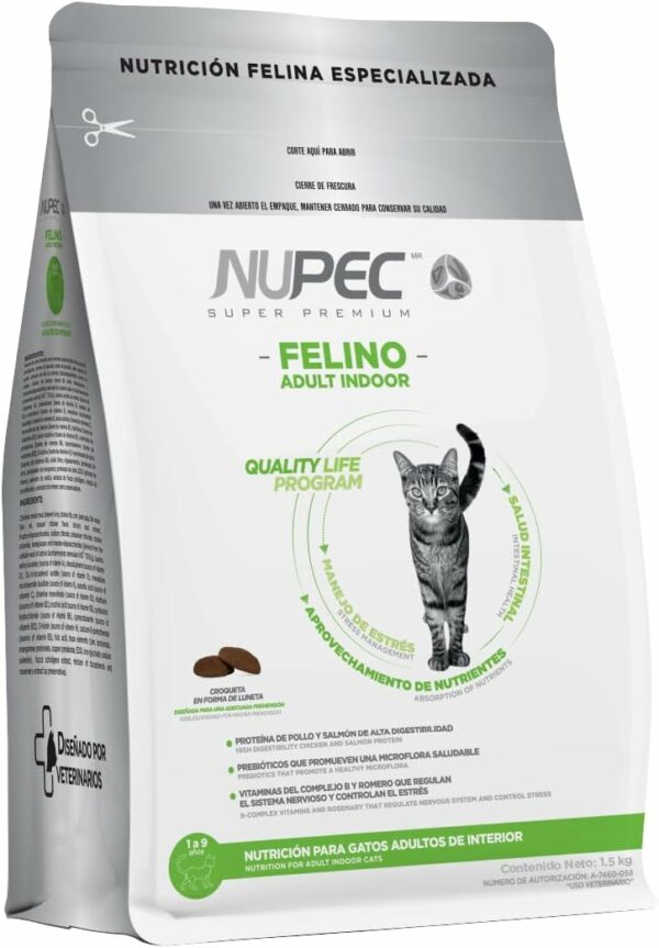 NUPEC FELINO ADULTO INDOOR 3 Kg