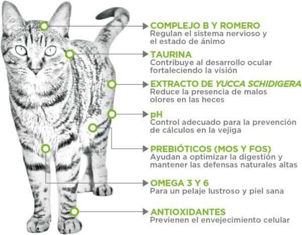 NUPEC FELINO ADULTO INDOOR 3 Kg - Imagen 2