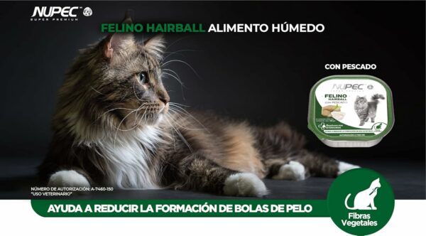 NUPEC LATA FELINO HAIRBALL 100 GR - Imagen 2