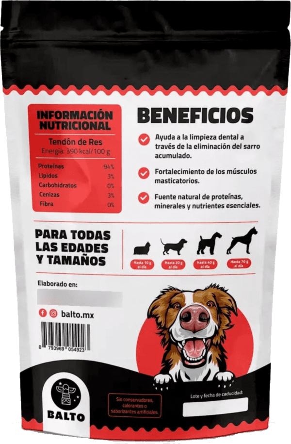 BALTO TENDÓN DE RES - Imagen 2